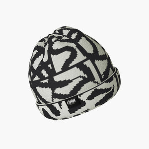 Ciele Athletics CLNBeanie - All Over Loopy Tile in Whitaker on a neutral background.