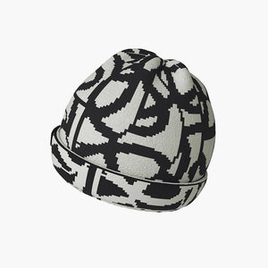 Ciele Athletics CLNBeanie - All Over Loopy Tile in Whitaker on a neutral background.