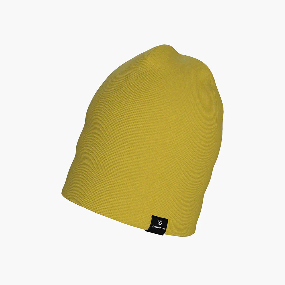 Ciele Athletics CR3Beanie trail running beanie in Sogl extended on a neutral background.