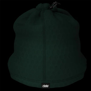 Ciele Athletics DOSBeanie winter running beanie and gaiter in Janium on a dark background.