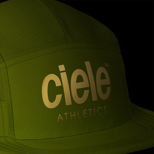 Ciele Athletics GOCap - Athletics in Polestar on a dark background.