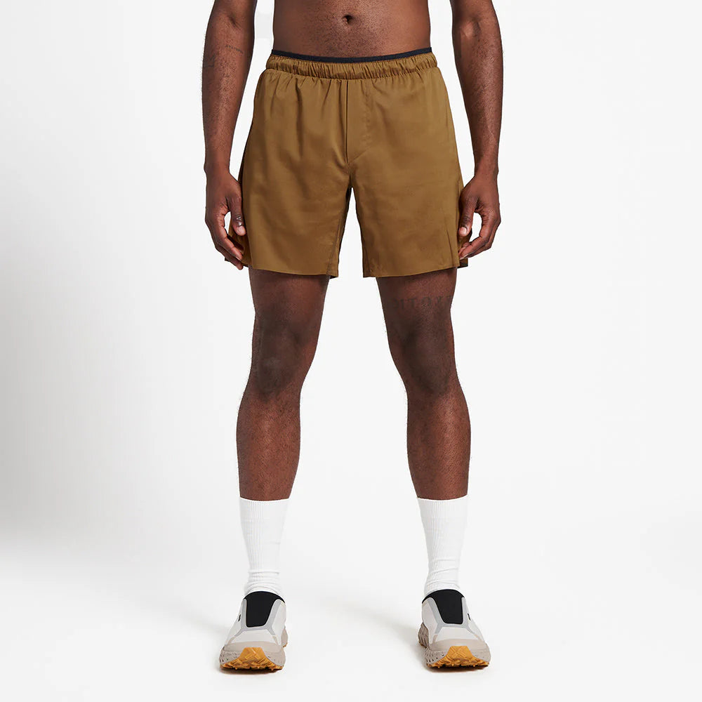 Ciele Athletics M DLYShort 7" Linerless in Petra from the front on a neutral background.