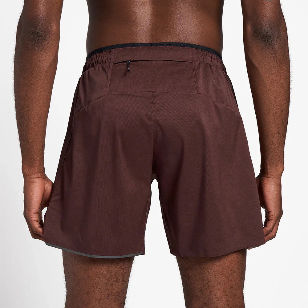 Ciele Athletics M DLYShort 7" Linerless in Alero from the rear on a neutral background.