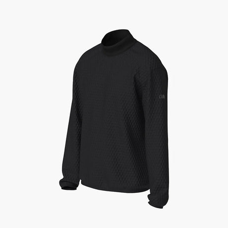 Ciele Athletics Unisex VLVMockneck cold weather running sweatshirt in Shadowcast on a neutral background.