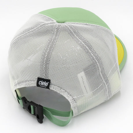 Ciele Athletics TRKCap Trail - Mountain Cut on a neutral background from the rear, showing the safety whistle in the strap.