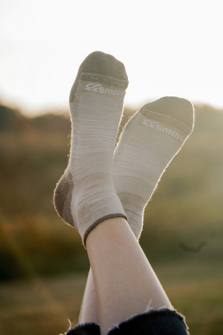 Minus33's Mountain Heritage made in the USA merino wool socks.