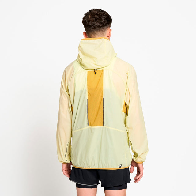 Ciele Athletics M VNTJacket men's running jacket in Glade worn by a man on a neutral background.