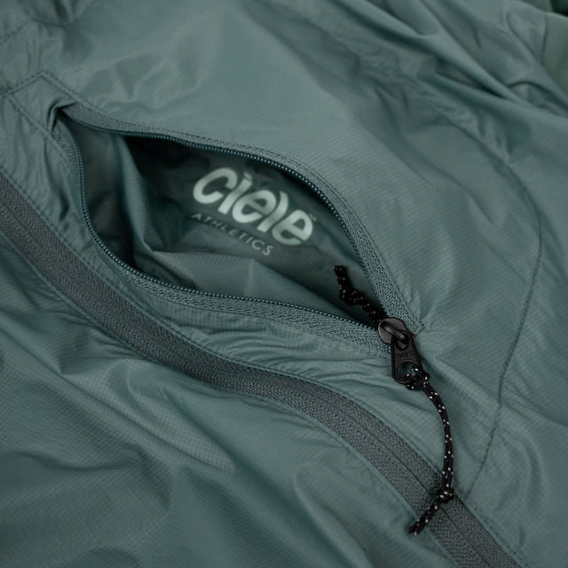 Ciele Athletics M VNTJacket men's running jacket in Silver Pine on a neutral background.