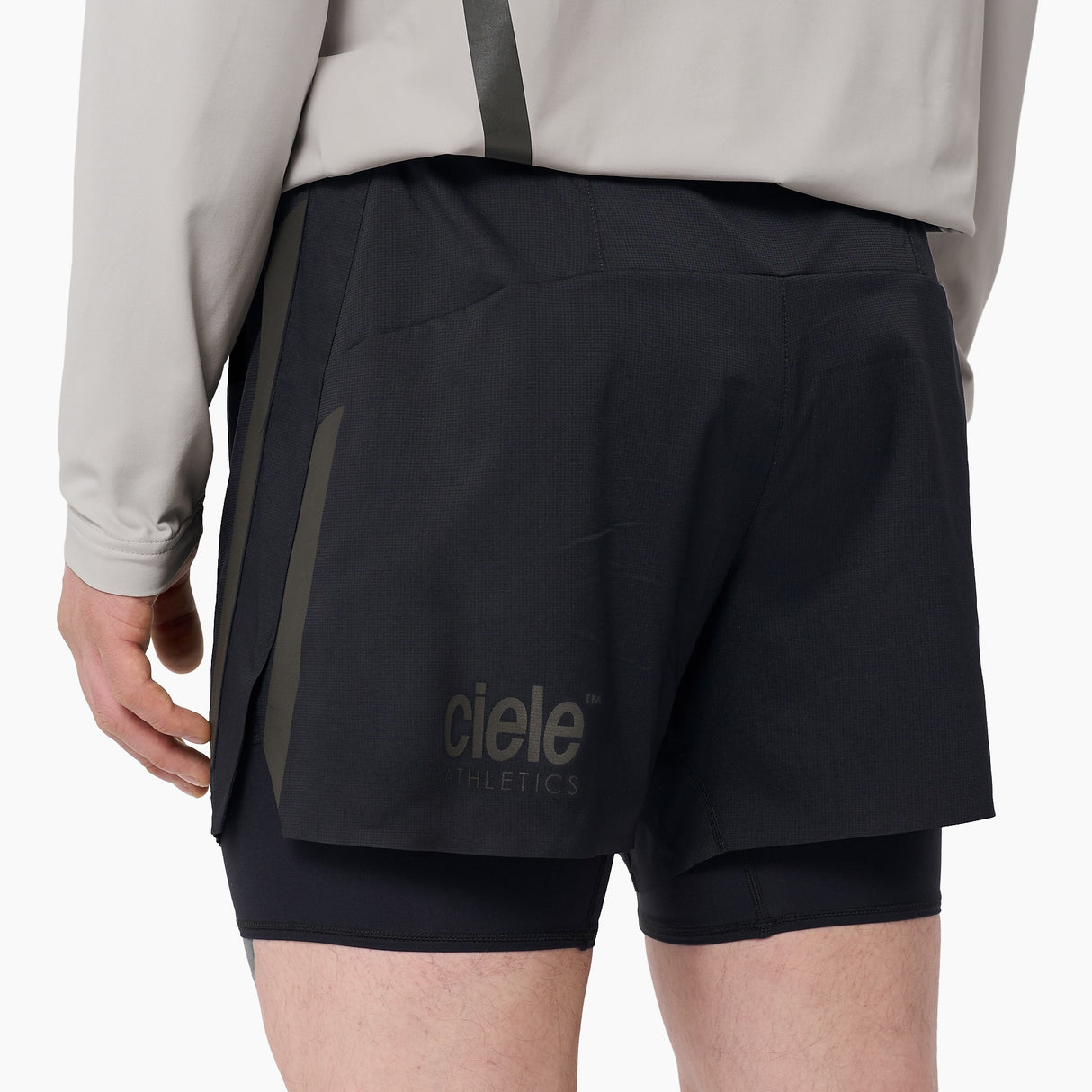 Ciele Athletics Men's DLYShort 5" Nite Rite Running Short in Shadowcast.