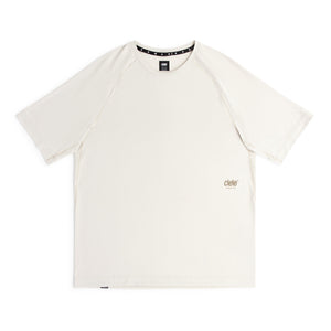 Ciele Athletics men's DLYTshirt Running Shirt in Rainy Day with a logo on a white background