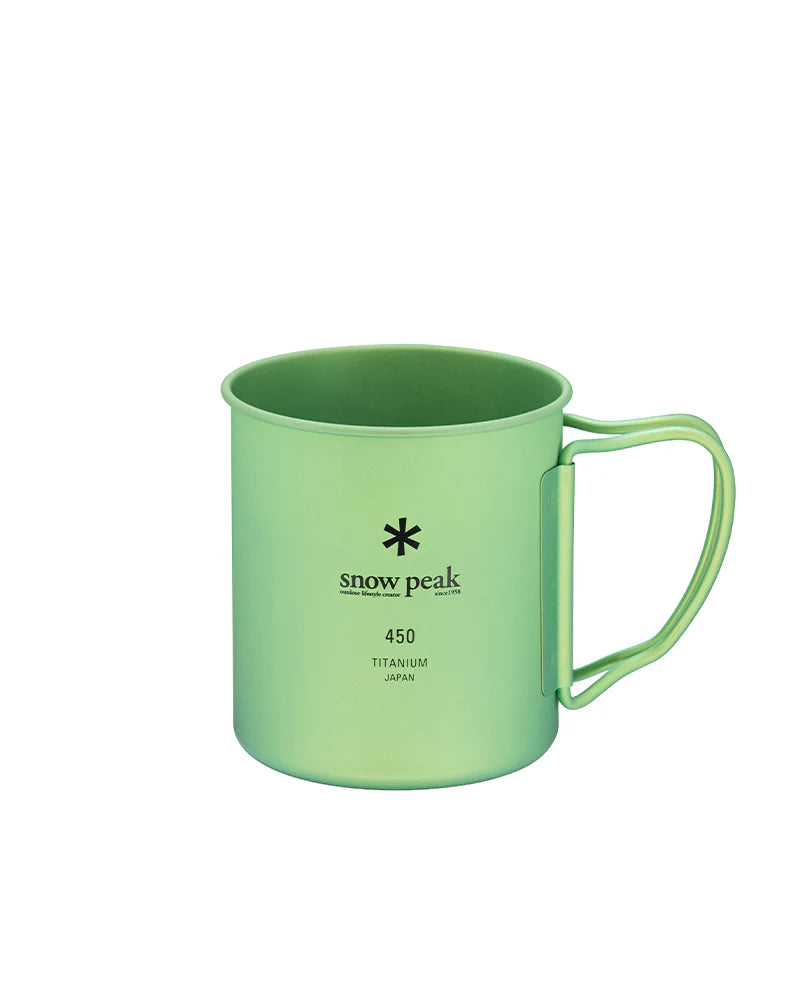 【超特価sale開催】  Snow Evergreen – Cup Anodized 450 Ti-Single Titanium Peak バーベキュー・調理用品