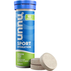 Nuun Sport in Lemon Lime on a neutral background.