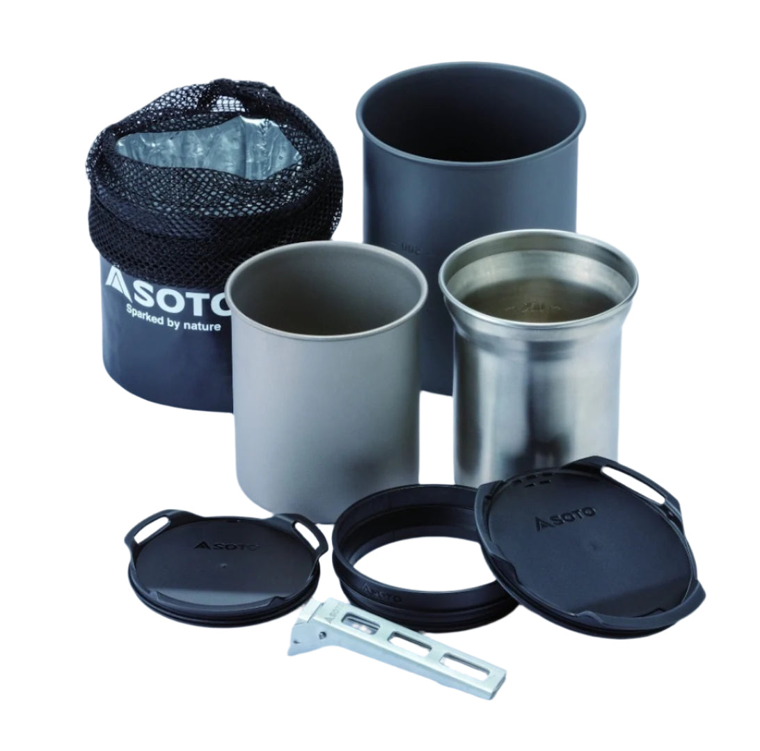 SOTO Aero Mug 450 - Titanium Camp Mug – Evergreen Outpost Co.