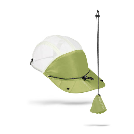 Parapack P-Cap Lite lightweight hat in Matcha on a neutral background.