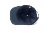 Navy blue Ampal Creative Pacific III Cord Strapback Hat on a white background