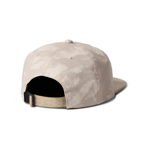 Roark Bless Up Trail Hat Strapback Hat in Fossil on a white background