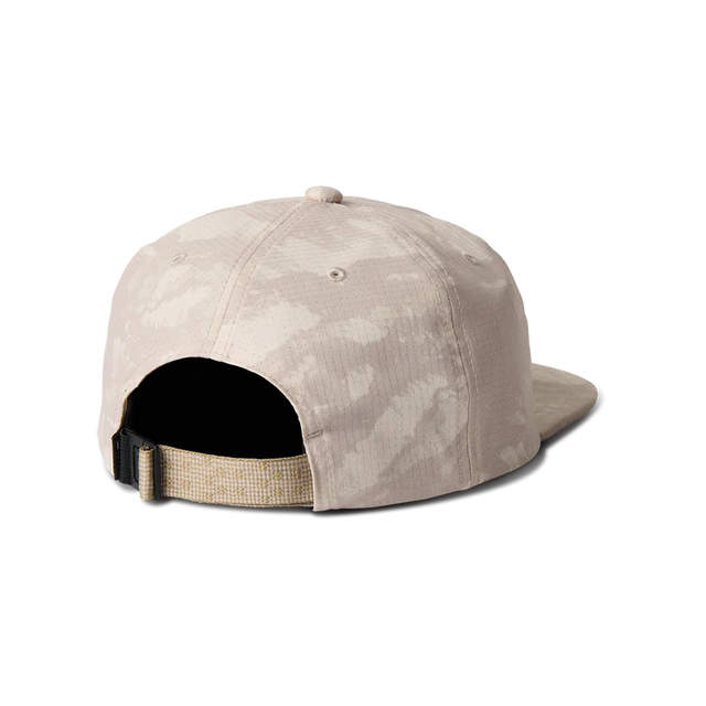 Roark Bless Up Trail Hat Strapback Hat in Fossil on a white background