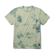 Roark Mathis Active Tie Dye Pocket Short Sleeve Tee in Seafoam on a white background
