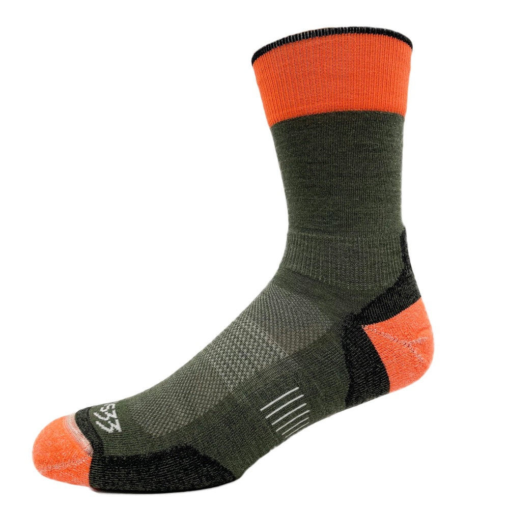 Minus33 Mountain Heritage merino wool socks are made in the USA.