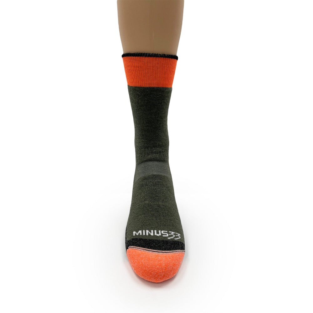 Minus33 Mountain Heritage merino wool socks are made in the USA.