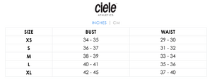 Ciele Athletics M DLYSinglet size chart.