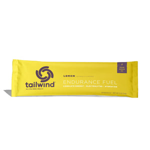 Tailwind Nutrition Endurance Fuel in Lemon on a neutral background.