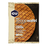 Gu Energy Stroopwafel energy waffle in Caramel Coffee on a transparent background.