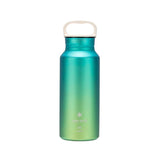 Snow Peak Recycled Titanium Aurora Bottle 800 ml on a neutral background.