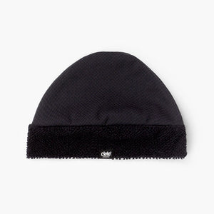ciele UHBeanie fleece running beanie in Shadowcast with brand logo on a white background