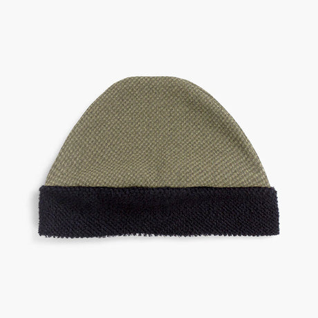 ciele UHBeanie fleece running beanie in Canvas with black band on a white background