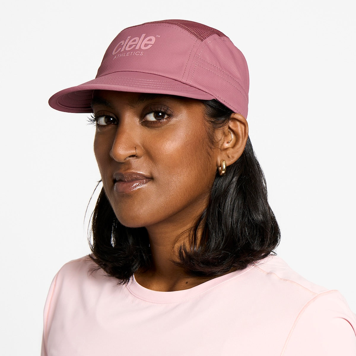 ciele athletics GOCap Classic - Athletics running hat in Deco Rose on a neutral background.
