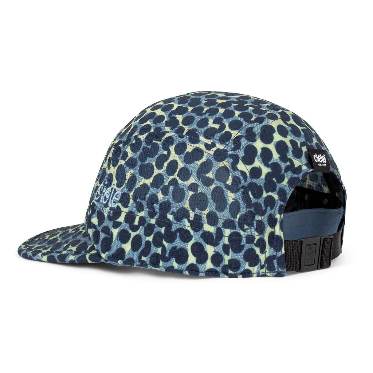 Ciele Athetlics GOCap SC Field - All Over Dotra running hat in Deep Space on a white background