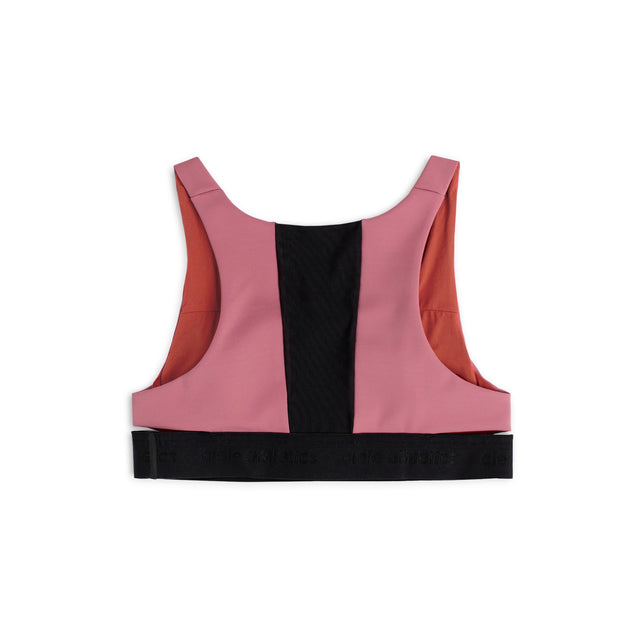 Ciele Athletics W QCKBra women's running bra in Deco Rose on a neutral background.