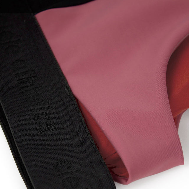 Ciele Athletics W QCKBra women's running bra in Deco Rose on a neutral background.