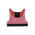 Ciele Athletics W QCKBra women's running bra in Deco Rose on a neutral background.