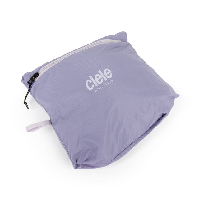 Ciele Athletics W VNTJacket women's running jacket in Light Grape on a neutral background.