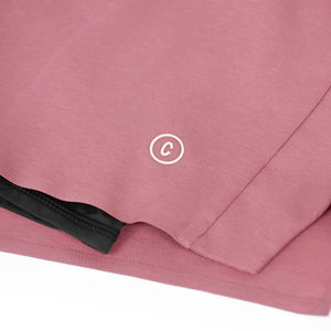 Ciele Athletics W DLYShort 4" Long Brief women's running shorts in Deco Rose on a neutral background.