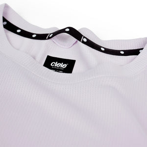 Ciele Athletics W FSTSinglet women's running tank top in Misty Lilac on a neutral background.