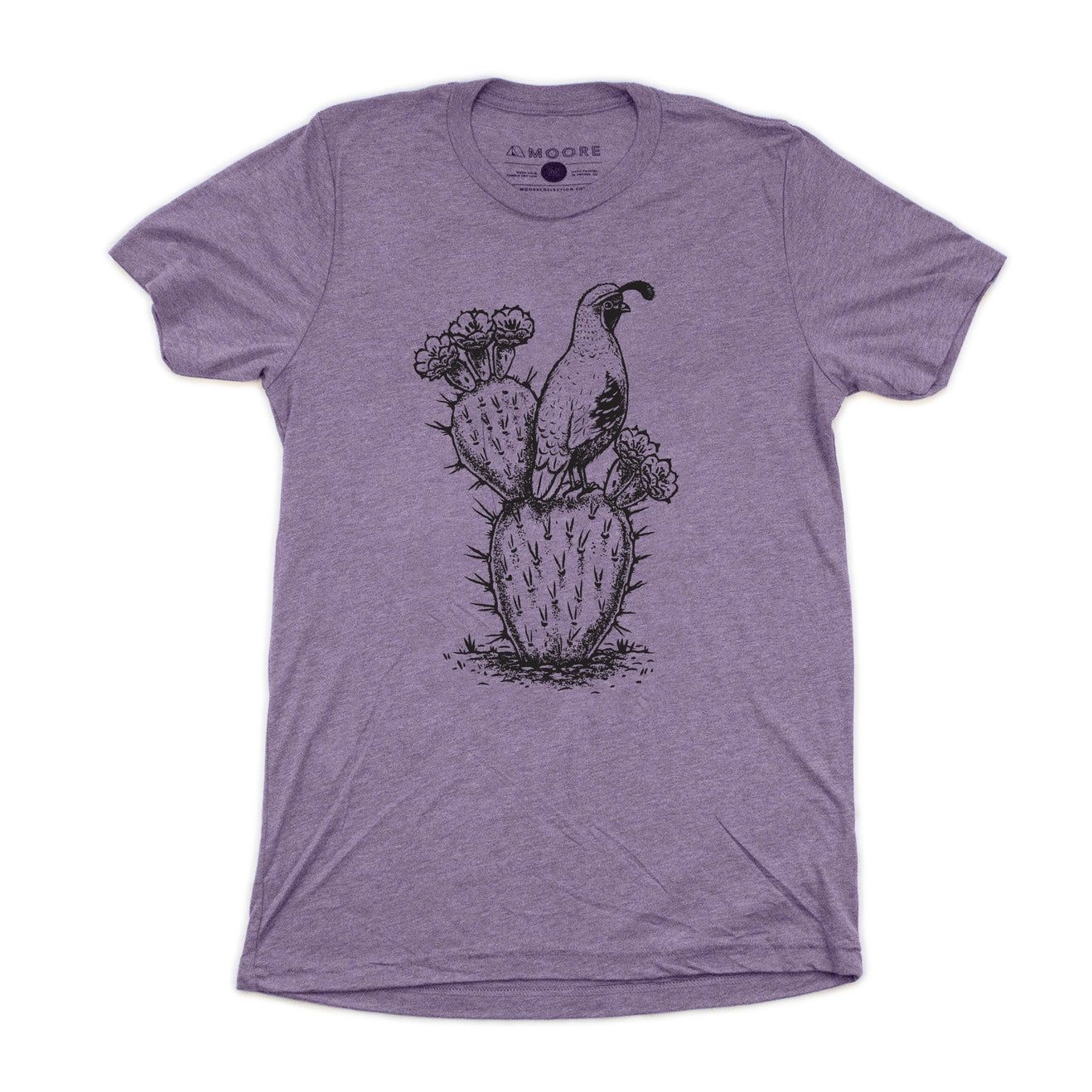 Moore Sustainably Made Cactus Quail Tee – Evergreen Outpost