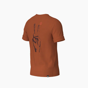 Ciele Athletics NSBTShirt - Peace Please in Catama from the rear on a neutral background.