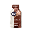 Gu Energy Gel in Chocolate Outrage on a transparent background.