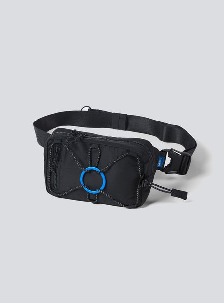 Janji Multipass Mini 1L bag in Midnight on a neutral background.