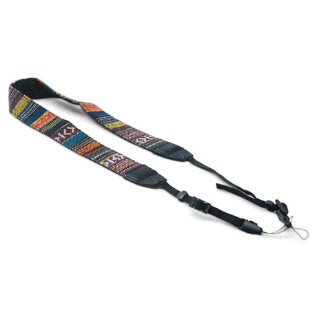Nocs Provisions Woven Tapestry Strap in Multicolor on a neutral background.
