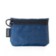 Flowfold Essentialist Mini Zip Pouch in Navy on a neutral background.