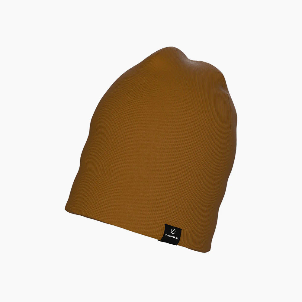 Ciele Athletics CR3Beanie in Sable extended on a neutral background.