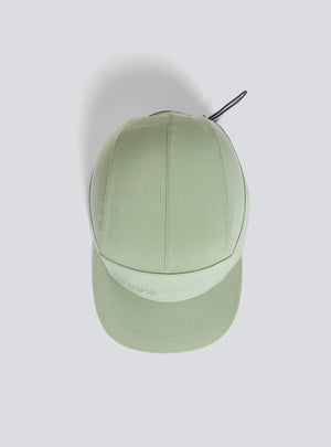 The Janji AFO Hyperlight Cap on a neutral background from overhead.