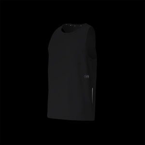 Ciele Athletics M DLYSinglet in Shadowcast from the front on a dark background.