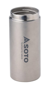 SOTO Titanium Bottle 300ml, ultralight bottle on a neutral background.