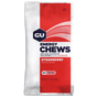 GU Energy Chews in Strawberry on a transparent background.