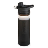 Grayl GeoPress Water Purifier Bottle on a neutral background showing the inner sleeve in the outer shell.